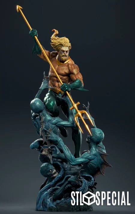 Justice League Aquaman 3D Print STL Files