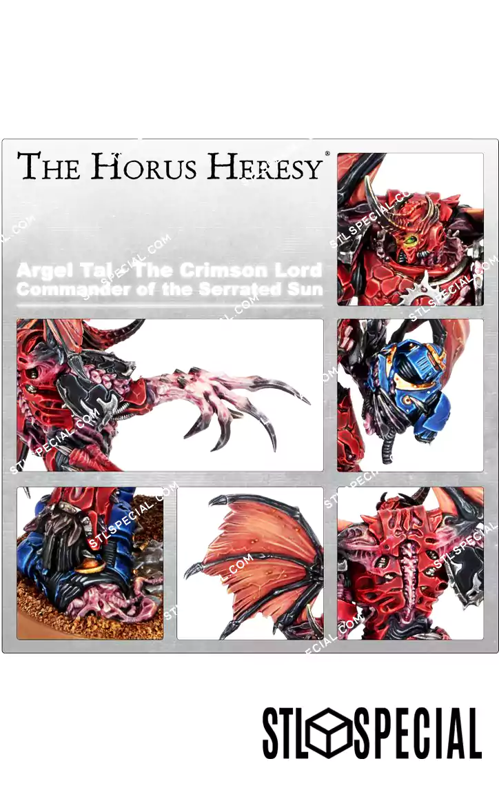 Argel Tal The Crimson Lord STL 3D Model (1)