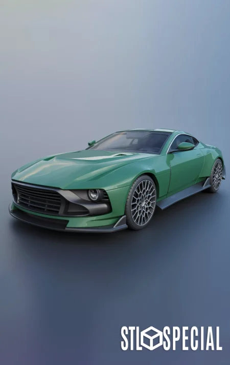 Aston Martin Valour Model Kit 2024 – 1-24 Scale – STL for 3D Printing
