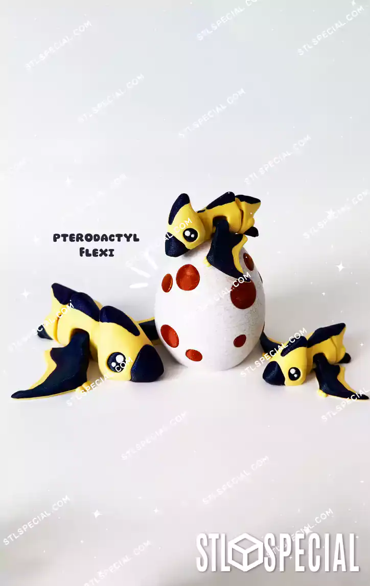 Pterodactyl Flexi STL And 3MF Model