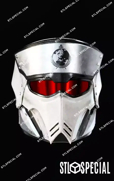 Helldivers 2 Inspector Helmet STL Printer