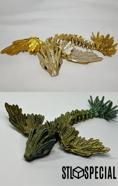 Baby Flying Dragon - Articulated Flexi Toy (STL)
