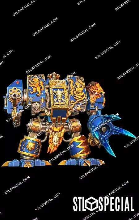 Murderfang Cursed Dreadnought of the Space Wolves STL
