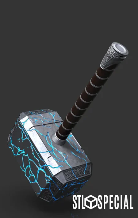 Broken Mjolnir 3D Print STL Files