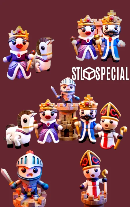 Flexi Chess Game - STL & 3MF Bundle