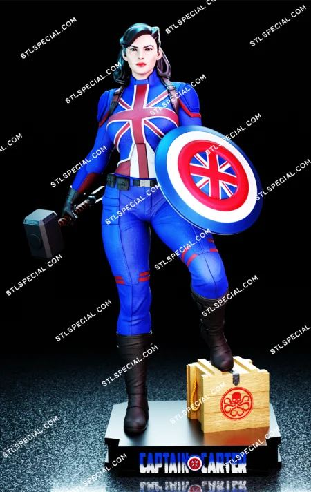 Captain Carter Sword STL Special Files and 3D Model