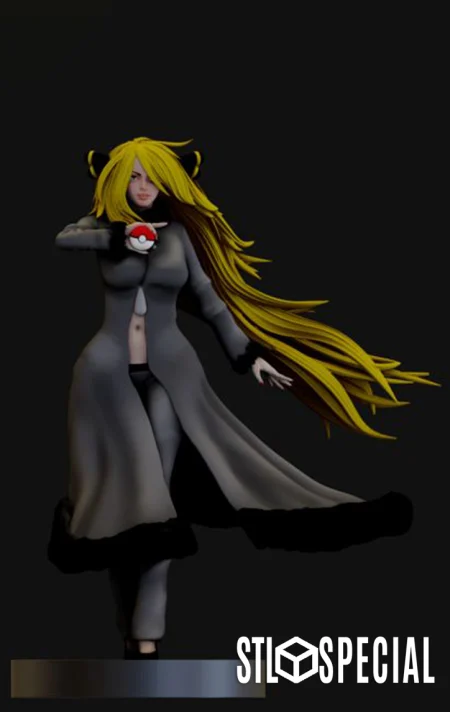 Cynthia Pokémon STL Files