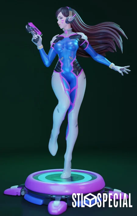 D.Va - Overwatch 3D Print STL Files