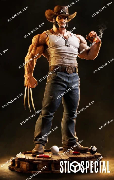 Logan X-Men STL 3D Model