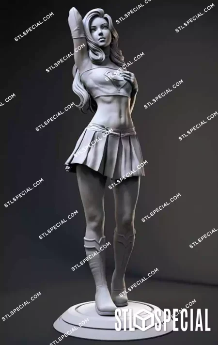 Supergirl STL 3D Model