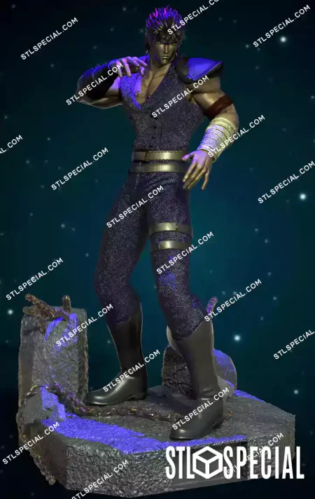 Ken Shiro Fist of the North Star STL 3D Model