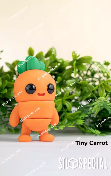 Flexi Carrot STL and 3MF Model