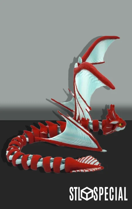Flexi Baby Jumper Dragon STL Special & 3MF