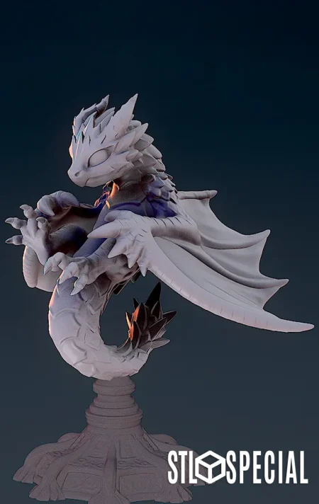 Cute Dragon 3D Print STL Files – Adorable and Detailed Model