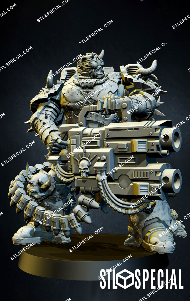 Doom Marines Squad STL Special Files and 3D Model
