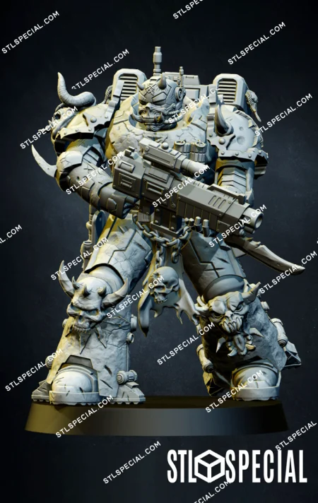 Doom Marines Squad STL Special Files and 3D Model
