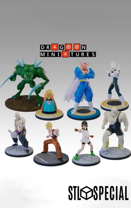 Dragon Ball Miniatures - Buu Saga Part 1 STL