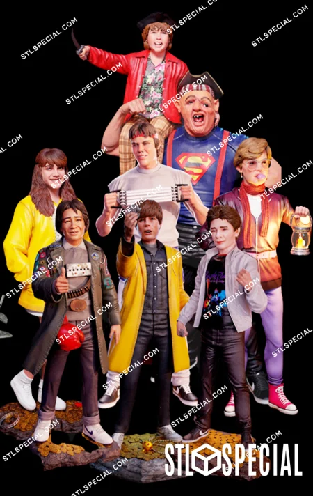 The Goonies Diorama Full STL 3D Model