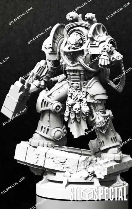 Perturabo Iron Knight STL 3D Model