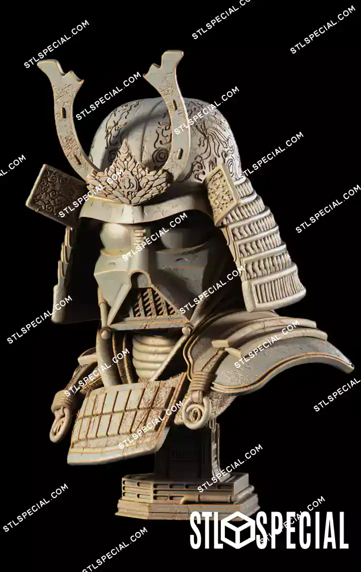 Darth Vader Samurai Bust STL 3D Print Files