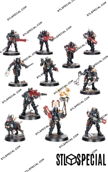 Kill Team Exaction Squad STL 3D Model