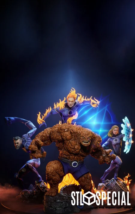 Fantastic Four Bundle - 3D Printing Models