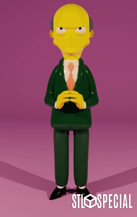 Mr Burns 3D Print STL Files