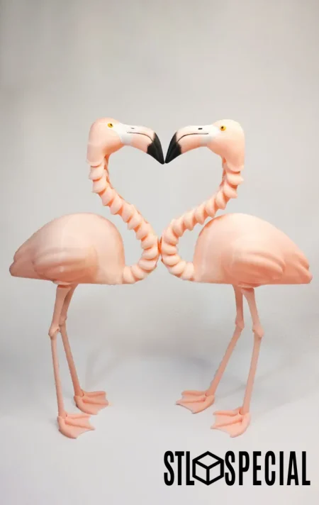 Flamingo Articulated Flexi Toy STL