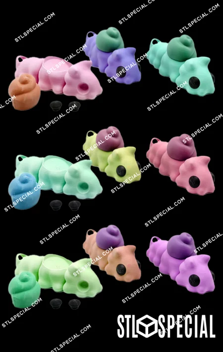 Flexi Baby Snail STL Special & 3MF