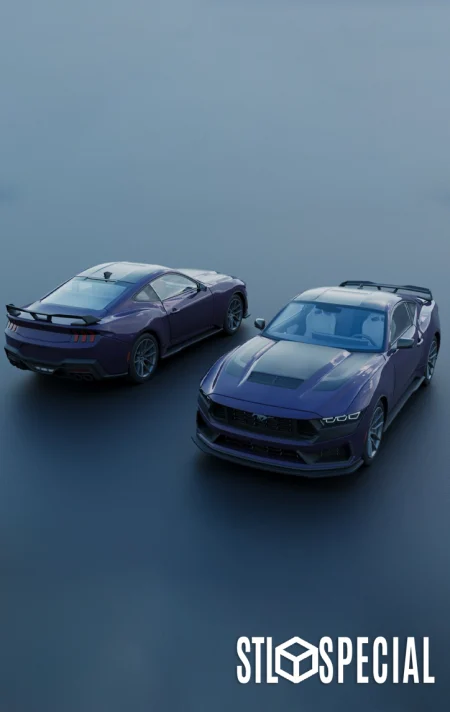 Ford Mustang 2024 Dark Horse – STL for 3D Printing