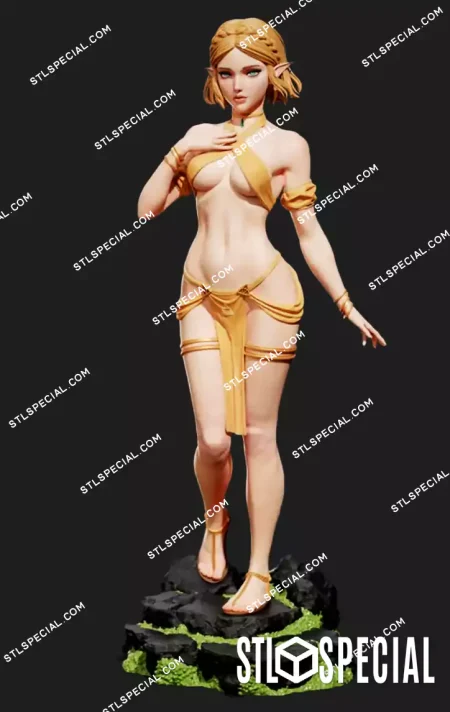 Princess Zelda STL 3D Model