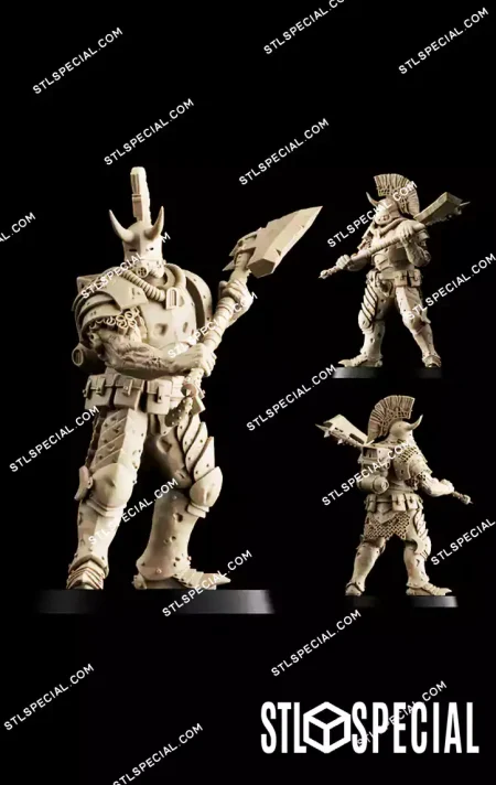 Anointed (Axe) Heretic Legion STL Model