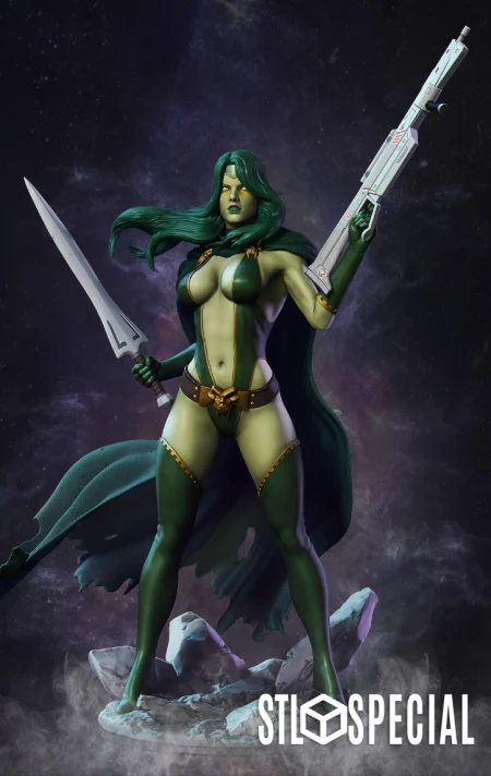 Gamora Guardians of the Galaxy 3D Model STL
