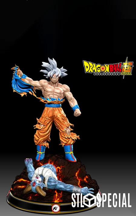 Goku Ultra Instinct vs Moro 3D Print STL Files – The Battle of Power and Sorcery