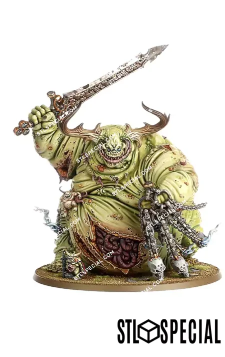 Great Unclean One Nurgle STL Model