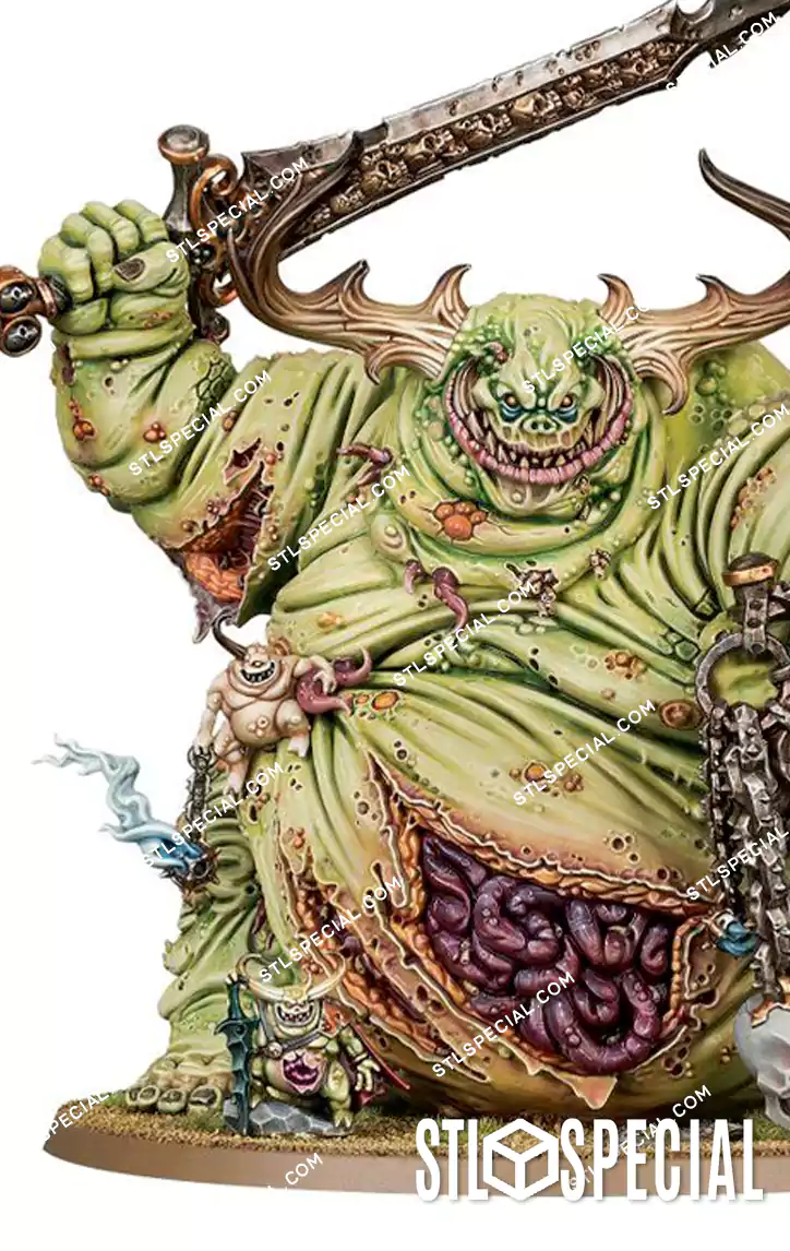 Great Unclean One Nurgle STL Model