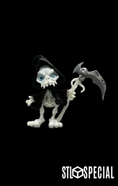Grim Reaper Articulated Flexi Figure (STL & 3MF)