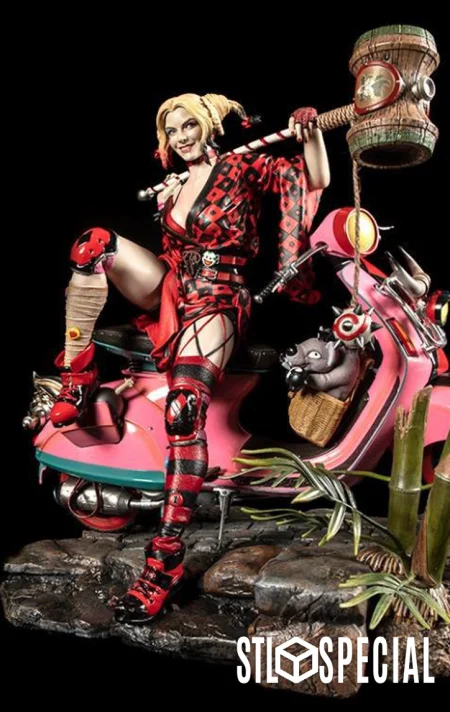 Harley Quinn Ninja Version 3D Print STL Files