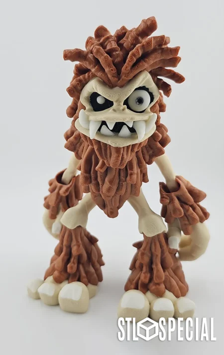 Handmade Bigfoot Articulated Flexi STL & 3MF