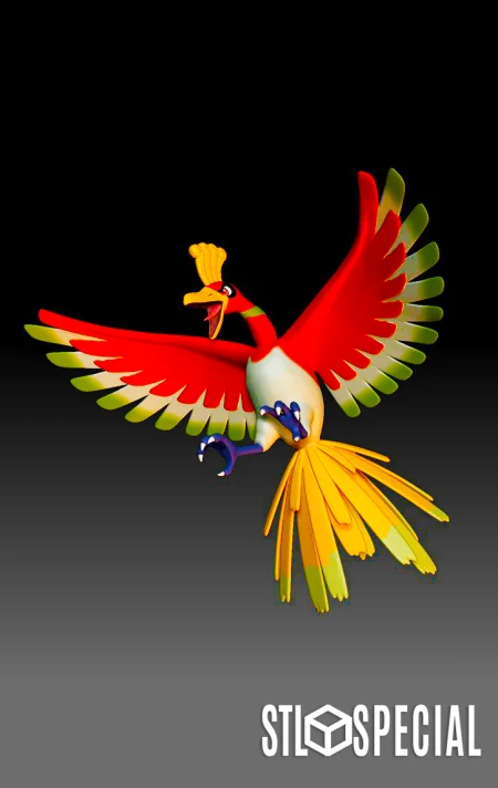Pokemon Ho-Oh STL Model