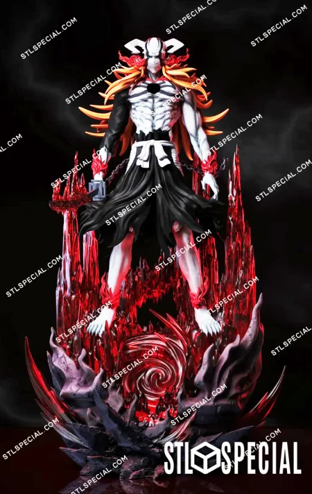 Bleach ichigo hollow STL Special File 3D Model