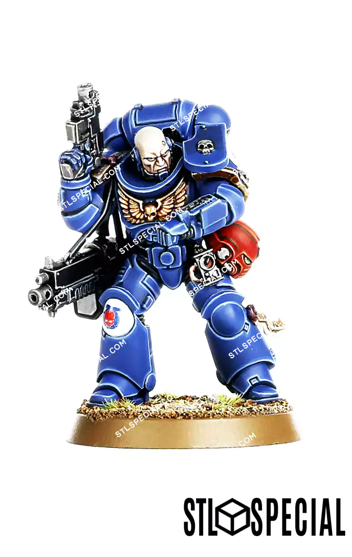 Intercessors Squad STL 3D Model