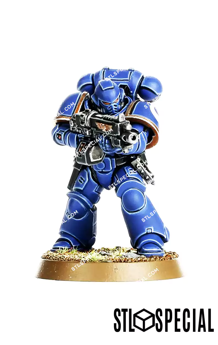 Intercessors Squad STL 3D Model