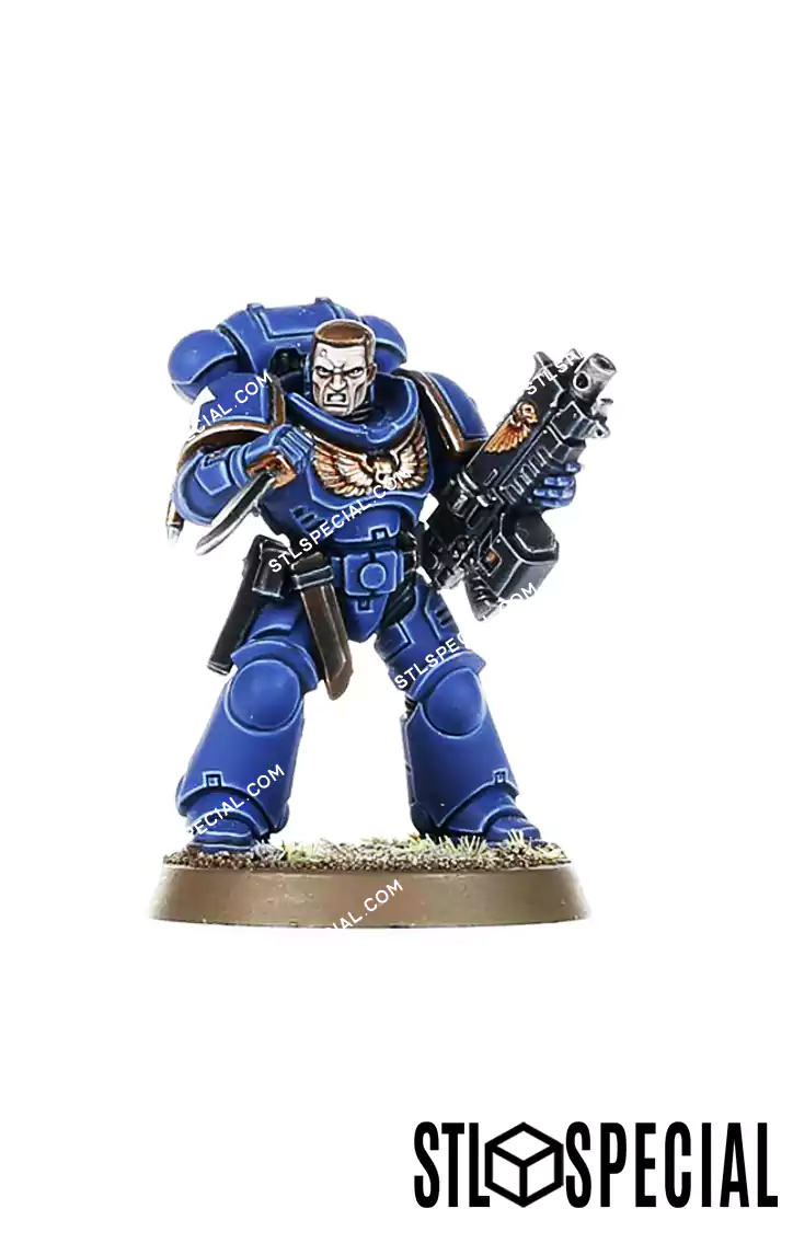 Intercessors Squad STL 3D Model