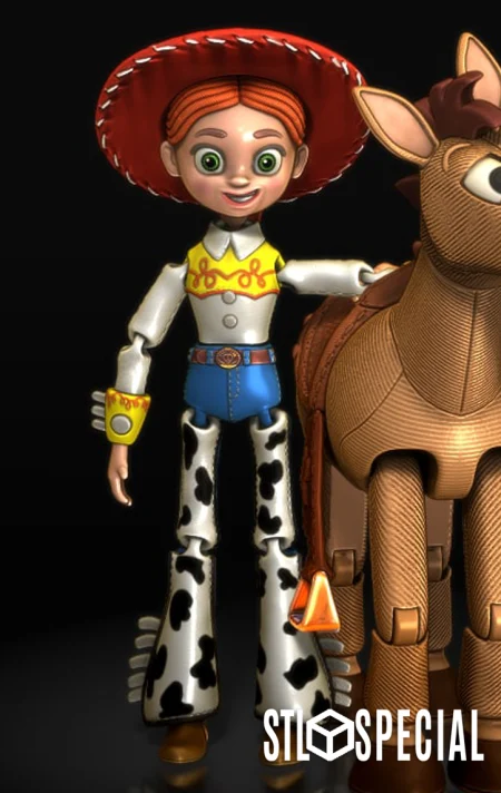 Toy Story – Articulated Jessie 3D Print STL Files
