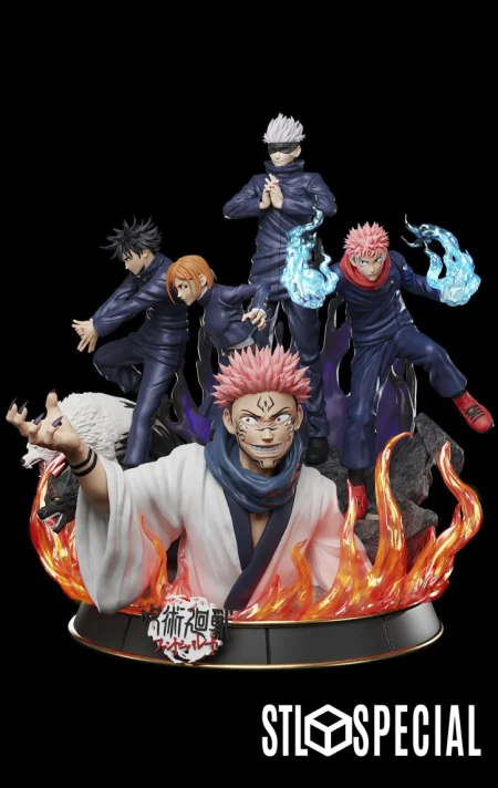 Jujutsu Kaisen Diorama 3D Print STL Files