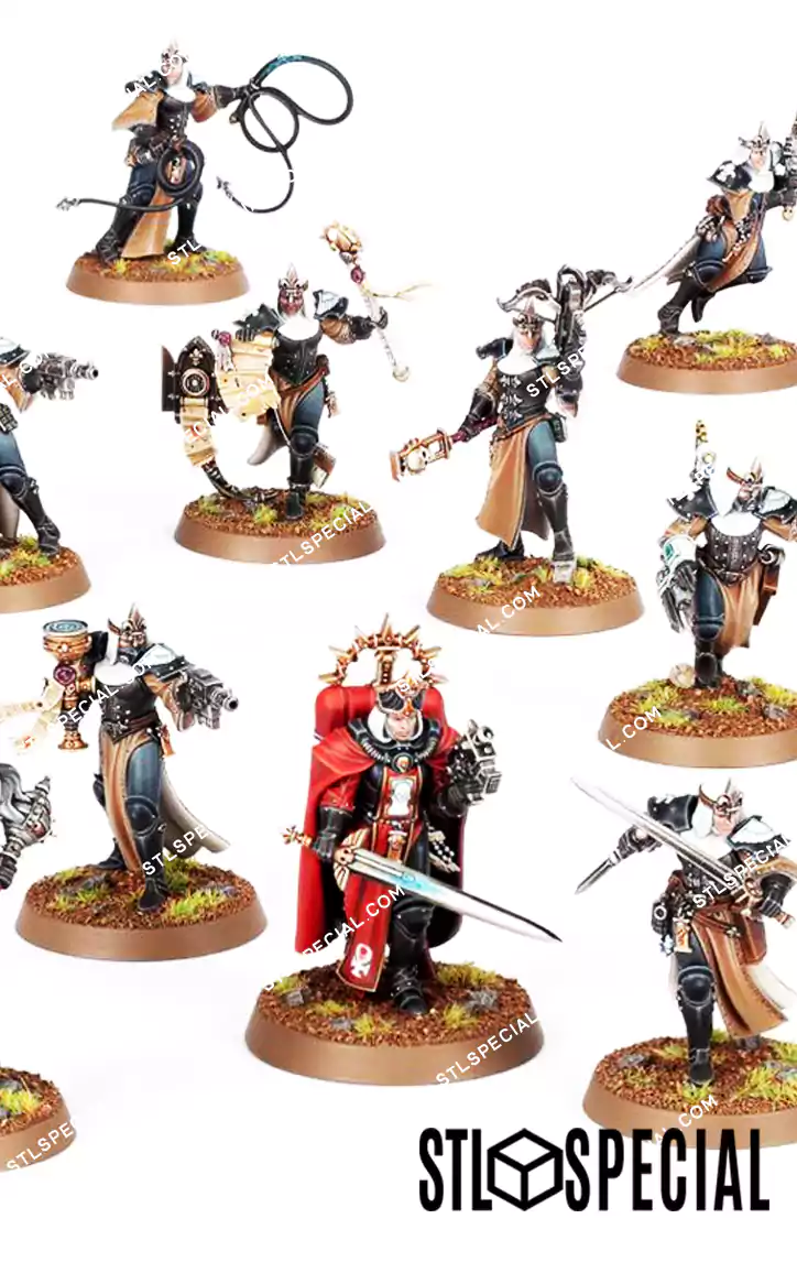 Kill Team Novitiates STL 3D Model (2)