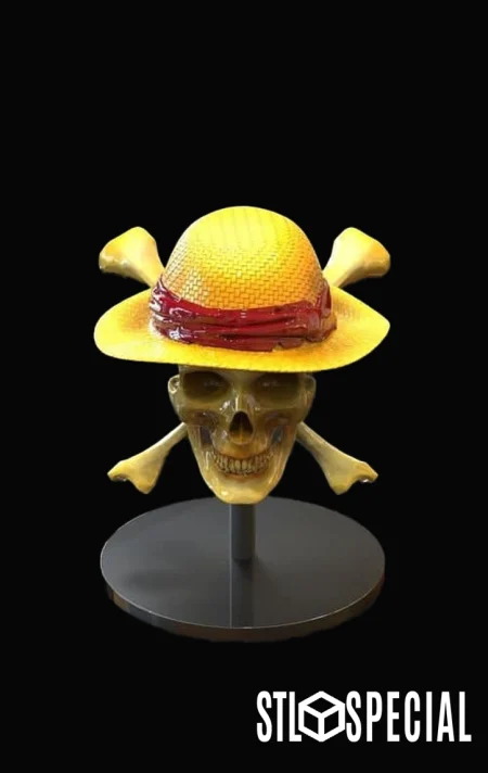 Mugiwara Skull 3D Print STL Files