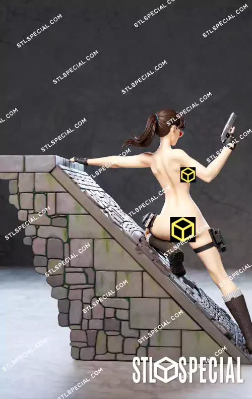 Lara Croft V5 STL 3D Model