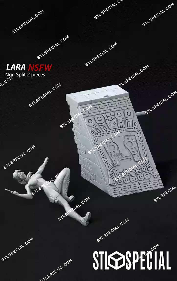 Lara Croft V5 STL 3D Model